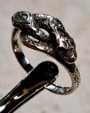 Ringe Silber 925 Vintage Schlangenring ca. Gr. 49 / 15,6 mm
