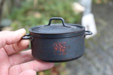 MINIATUR KOCHTOPF WMF SILIT  STAHL EMAILLIERT WOHL WERBEGESCHENK oder SPIELZEUG