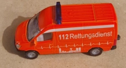 Siku rettungswagen - siku,