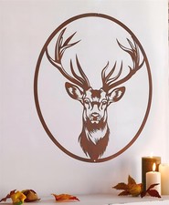 Metall Wand Deko "Hirsch" mit