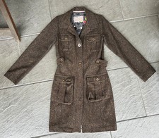 Aemkei Damen Mantel Jacke Wollmantel meliert