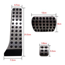 Alu Pedalkappen Sets Automatik