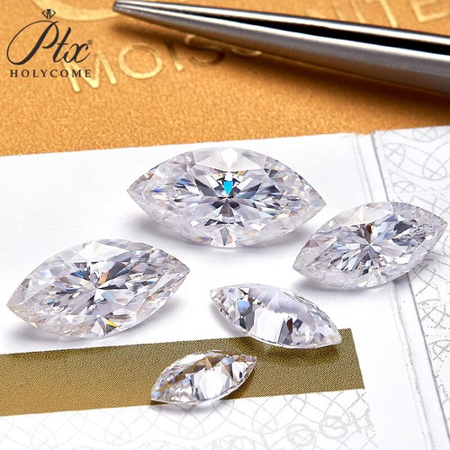 Marquise cut loose moissanite - cut,