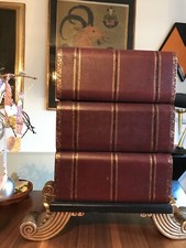 Vintage Bibliothek Leseecke Schubladen Kommode Bücher Leder Gold England