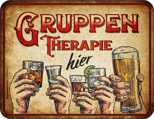 Blechschild gruppen - blechschild,