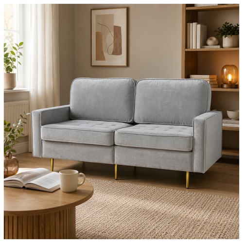 Sofa sidonie velvet - sidonie, grau