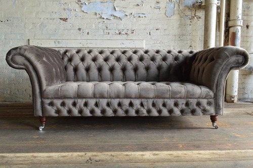 Sofa luxus textil chesterfield - textil,