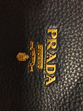 PRADA Handtasche, blau, echt