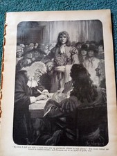 Sa30 Ephemera 1913 Bild FERGUSON saß in Qual der Schuldfurcht 