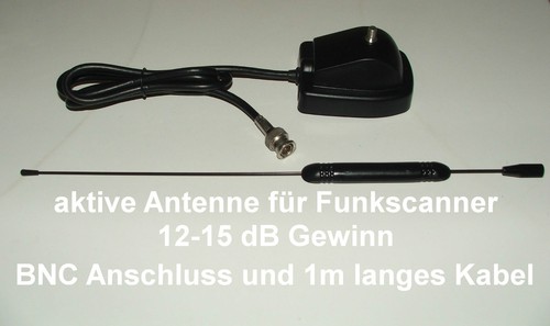 Funkscannerantenne aktiv - funkscannerantenne,