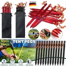 12/24x Zelt Heringe 18cm