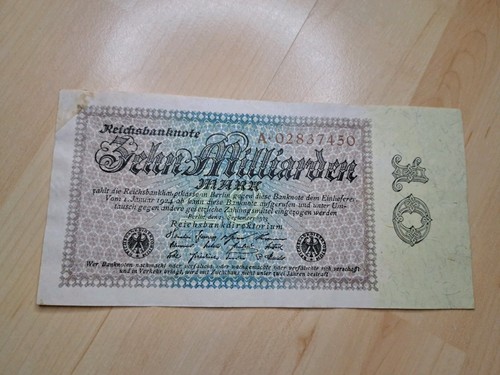 Milliarden mark banknote - 10,