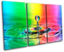 Droplet Water Rainbow Abstract