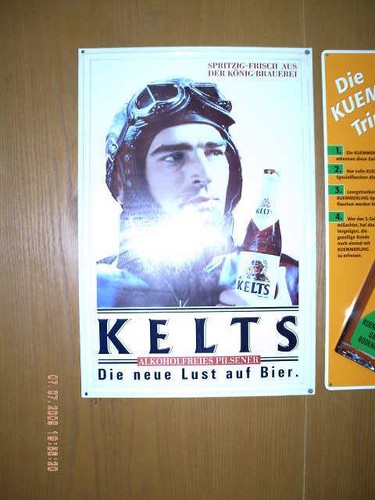 Kelts blechschild sammler - blechschild,