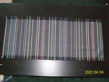 Tischläufer Tischdecke Schwarz/Bunt ca 32cm x 74cm Tischdeckchen Tischdeko  Neu