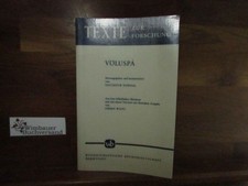 Völuspá. hrsg. u