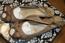 Damen-Schuhe, Größe:42, aus Leder, Farbe:schlamm,Marke:Janet D