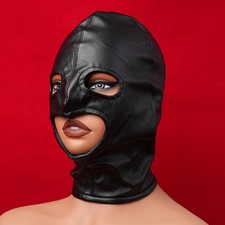 Leder maske kopfmaske - leder,