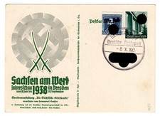 Sudetenland REICHENBERG 21 auf blanko-Karte (DA2479