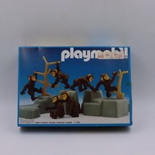 Playmobil 3496 - Affen mit Felsen - 1984 - Neu OVP #Schimpansen