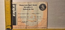 Eintrittskarte Ticket WSV / Hamburger SV (A) Stadion am Zoo 04.06.05 K001-555