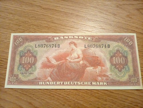Deutsche mark 100 1948 - 100, mark,