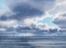  Originales Gemälde, Aquarell