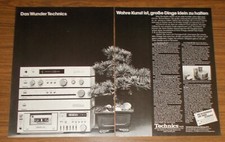 Seltene Werbung vintage TECHNICS SE-C01 HiFi Verstärker SU-C01 RS-M02 1979