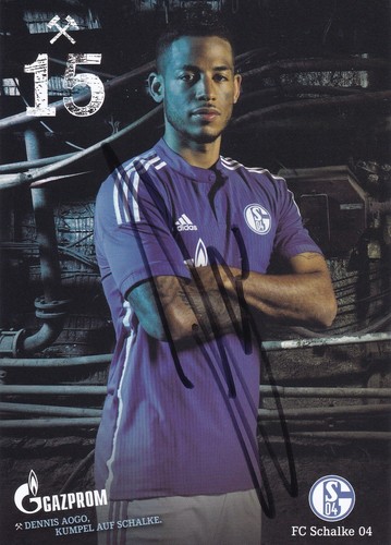 Dennis aogo autogrammkarte - aogo,