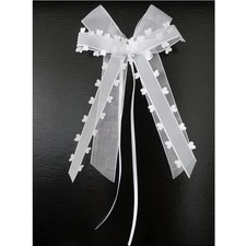 Autoschleifen Organza Herzen