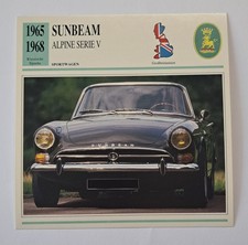 SUNBEAM Alpine Serie V - 1965-1968 - Geschichte & Technische Daten -  Karte