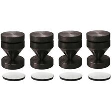 HiFi Spikes, Bass Absorber, Schwere Ausführung, bis 60 kg Belastbarkeit, Schwarz