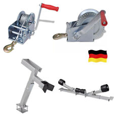 Handseilwinde Bootswinde Anhänger Windenstand Windenbock Stahl Stützhalterung VC