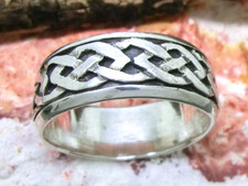Keltischer Knoten Ring 925