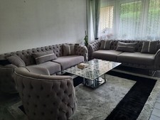 3teilige Wohnzimmer Couch nach orientalischem Stil