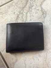 Hugo Boss Herren Geldbörse Leder Schwarz