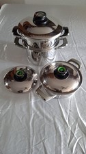 AMC Kochtopf Set mit Visotherm, 1 Schnellkochtopfdeckel.
