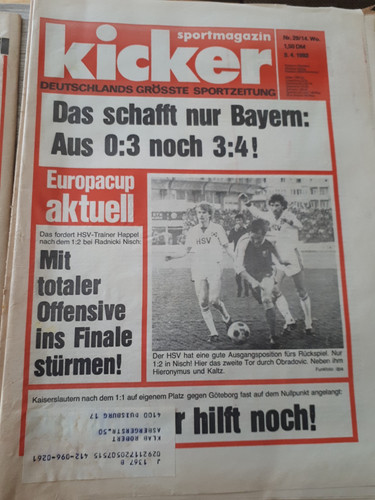 Kicker 1982 bayern - kicker, nr.29/1982-bayern