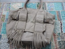 Liebeskind Berlin Tasche Leder Grau Vintage Groß