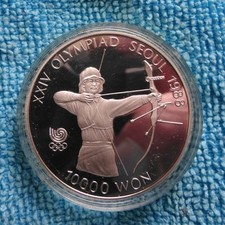 Korea 10000 Won 1987 PP 1Unze
