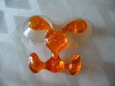 Koziol Wandhaken Handtuchhacken Tuchhalter Hase Orange mit Saugnapf - 8cm Top 