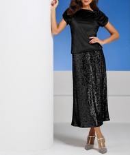 Rock Heine Pailletten rock