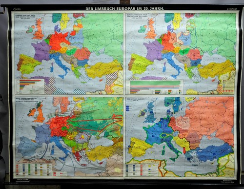 Vintage rollkarte der umbruch - vintage,