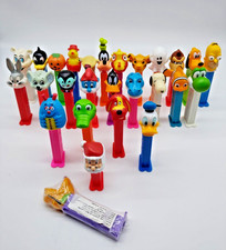 #SE1723# Retro Original PEZ Spender Figuren Konvolut (28 Stück) guter Zustand