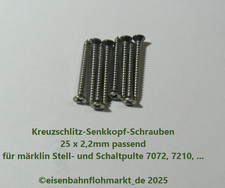 8x Kreuzschlitz Schrauben lang