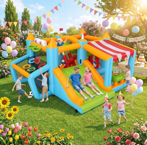 Aufblasbare hüpfburg kinder - hüpfburg,