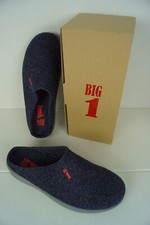 BIG ONE Filzpantoffeln Gummisohle Hausschuhe Filz Pantoffel BLAU NEU