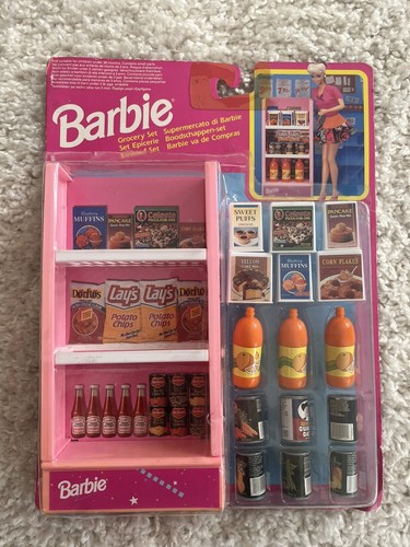 Barbie einkauf set 1993 - einkauf,