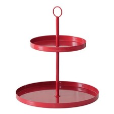 Etagere SAMINA rot aus Metall