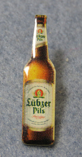 Lubzer pils beer bottle pin - lubzer,